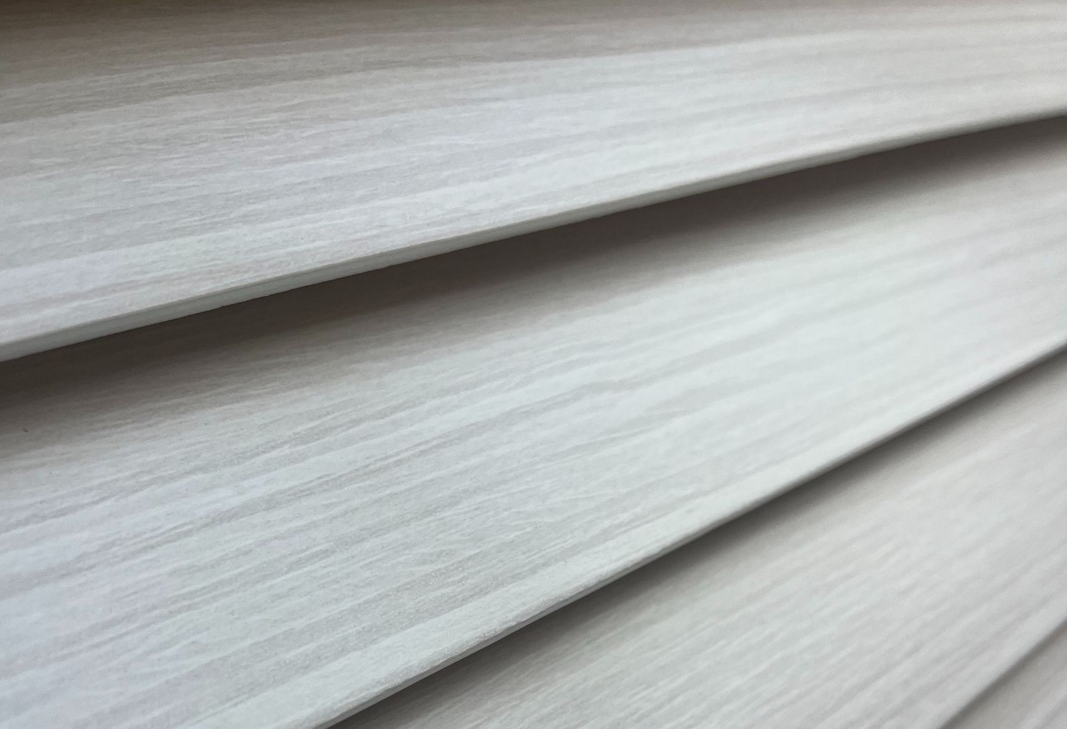 Close up of Sunwoods Koa venetian wood blinds